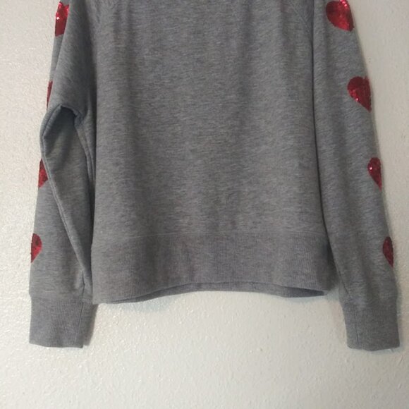 Victorias Secret women's size M gray and red pull over sweater - Picture 3 of 16